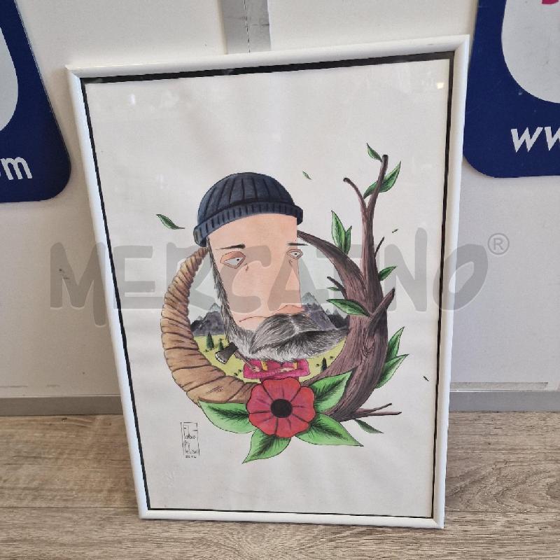 QUADRO IL BOSCAIOLO A FIRMA FABIO PETANI 2014 | Mercatino dell'Usato Rivarolo canavese 1