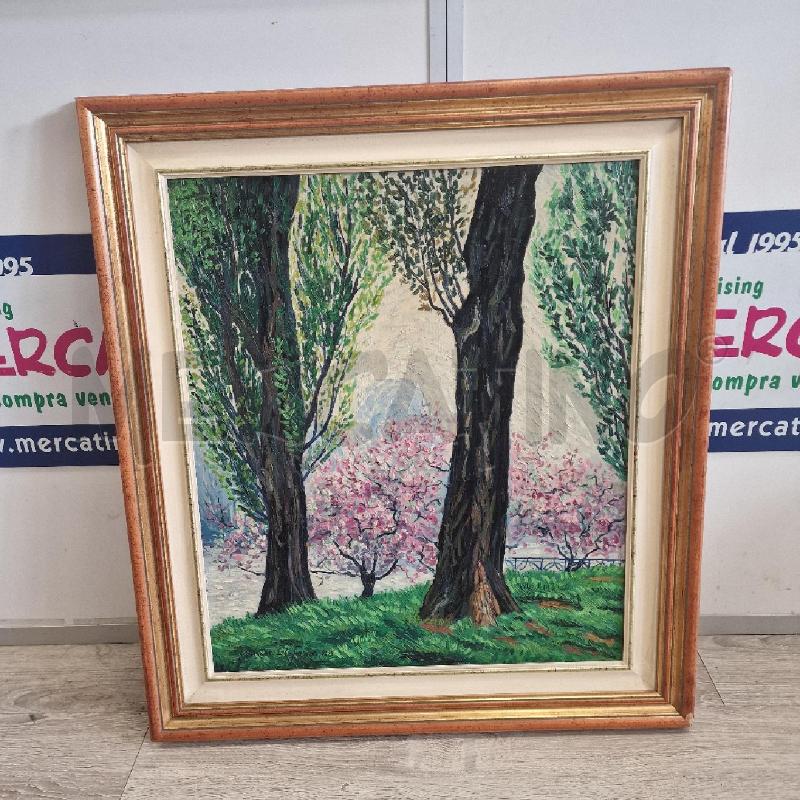 QUADRO OLIO SU MASONITE A FIRMA MICHELE DE STEFANO | Mercatino dell'Usato Rivarolo canavese 1