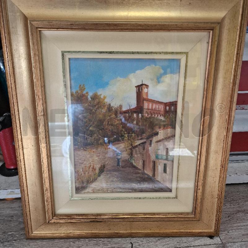 QUADRO OLIO SU TELA 18X24 A FIRMA LUIGI ICARDI | Mercatino dell'Usato Rivarolo canavese 1