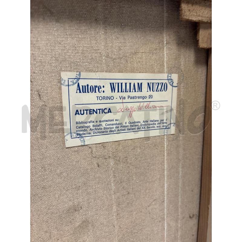 QUADRO OLIO SU TELA NATURA MORTA WILLIAM NUZZO | Mercatino dell'Usato Rivarolo canavese 4