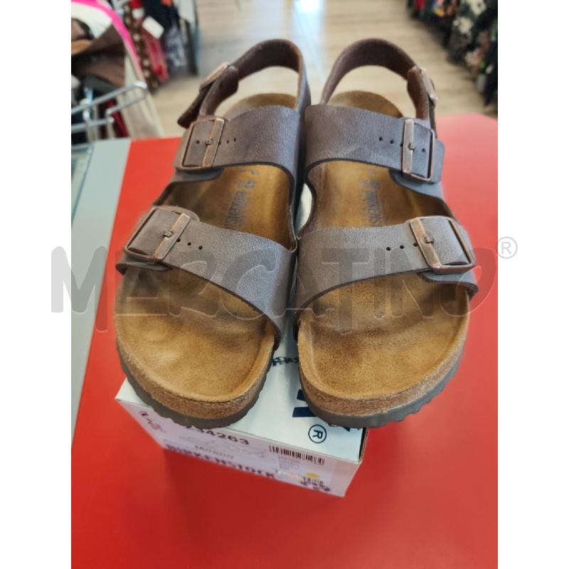 SANDALI U BIRKENSTOCK MARRONE MILANO | Mercatino dell'Usato Rivarolo canavese 1