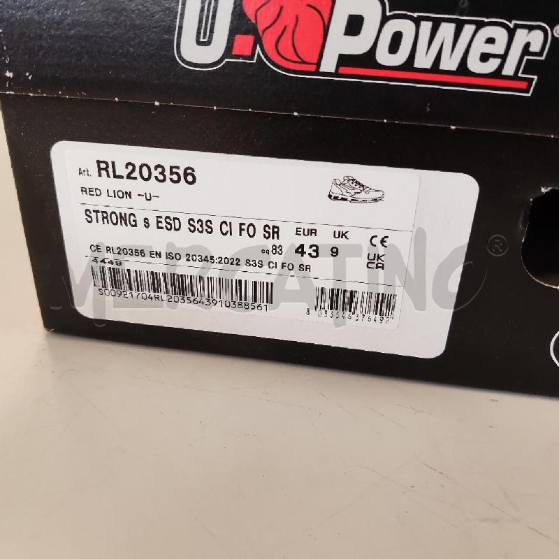 SCARPE ANTINFORTUNISTICHE UPOWER NUOVE | Mercatino dell'Usato Rivarolo canavese 2