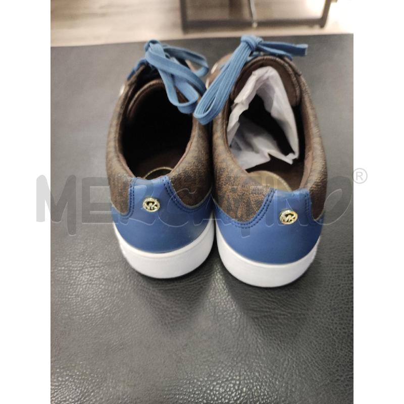 SCARPE D MICHAEL KORS MARRONE LACCI BLU | Mercatino dell'Usato Rivarolo canavese 3