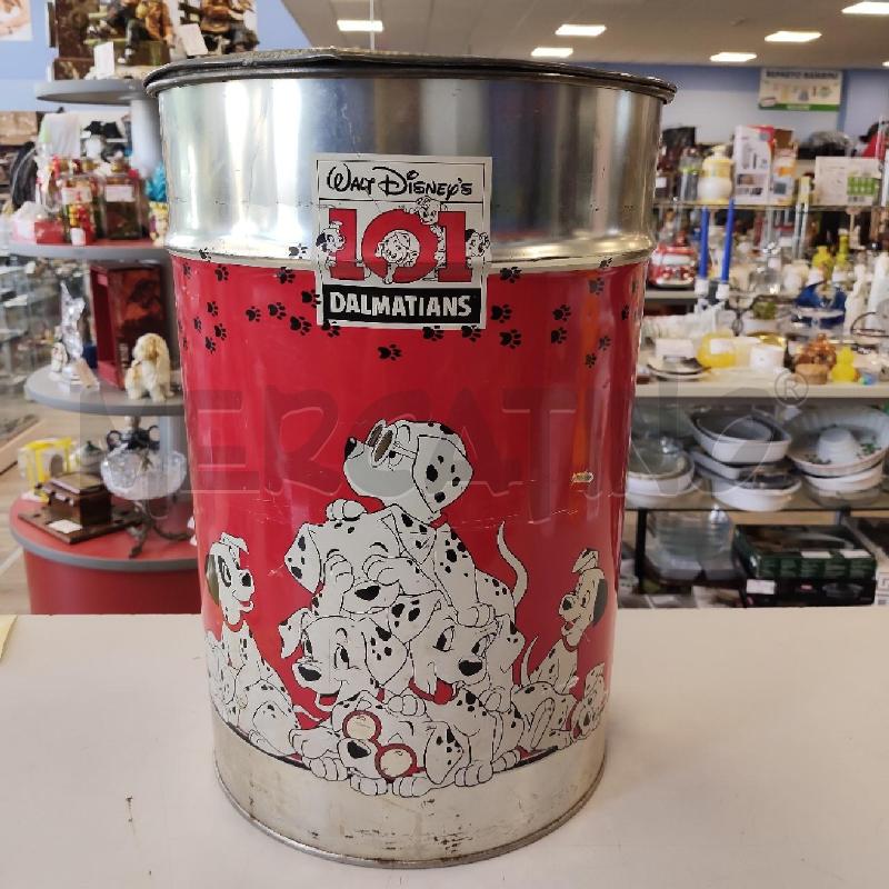 SCATOLA LATTA GRANDE WALT DISNEY CARICA 101 | Mercatino dell'Usato Rivarolo canavese 1
