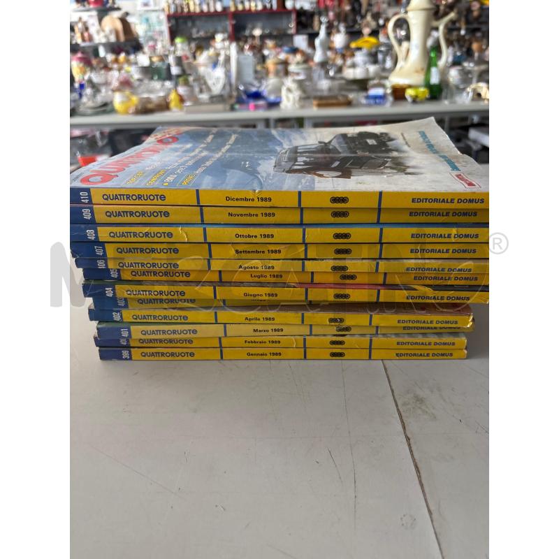SERIE COMPLETA QUATTRORUOTE DEL 1989 | Mercatino dell'Usato Rivarolo canavese 1