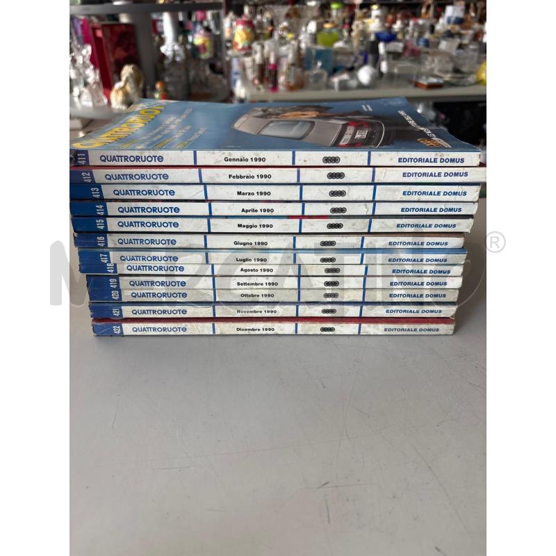SERIE COMPLETA QUATTRORUOTE DEL 1990 | Mercatino dell'Usato Rivarolo canavese 1