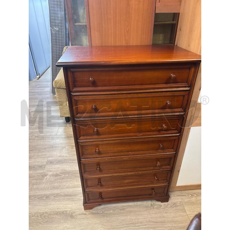SETTIMINO LEGNO COLOR NOCE | Mercatino dell'Usato Rivarolo canavese 1