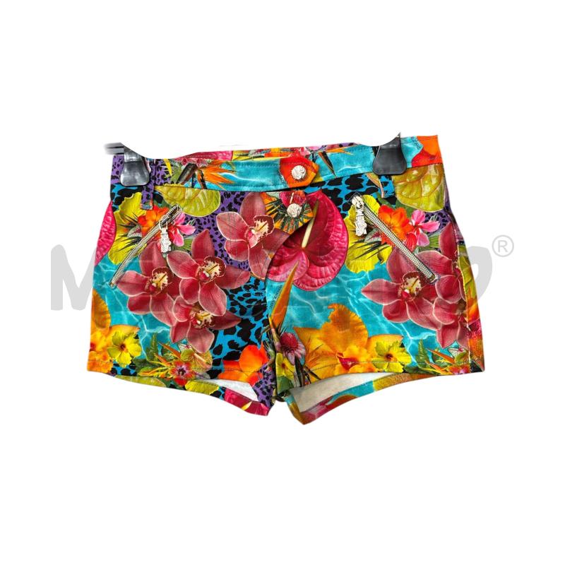 SHORTS DONNA VERSACE JEANS FANTASIA FLOREALE  | Mercatino dell'Usato Rivarolo canavese 1