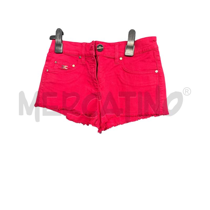 SHORTS D ELISABETTA FRANCHI JEANS ROSSO  | Mercatino dell'Usato Rivarolo canavese 1