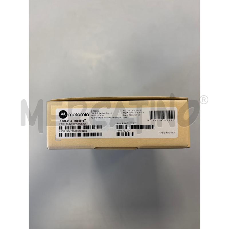 SMARTPHONE MOTOROLA MOTO G 15 8+128 GREEN NUOVO | Mercatino dell'Usato Rivarolo canavese 2