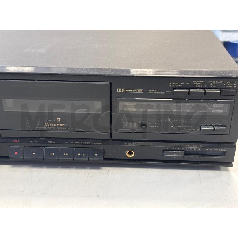 STEREO DOUBLE CASSETTE CT-W330 | Mercatino dell'Usato Rivarolo canavese 3