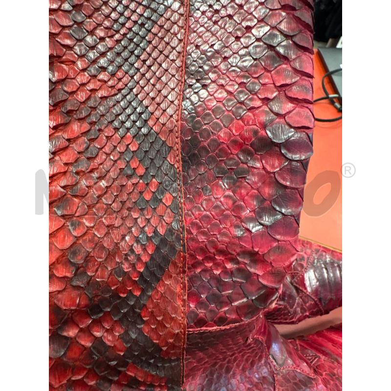 STIVALI D PITONE ROSSO  | Mercatino dell'Usato Rivarolo canavese 3
