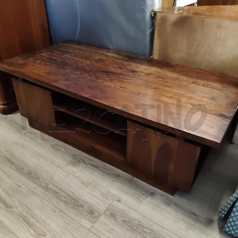 TAVOLINO PORTA TV LEGNO  | Mercatino dell'Usato Rivarolo canavese 2