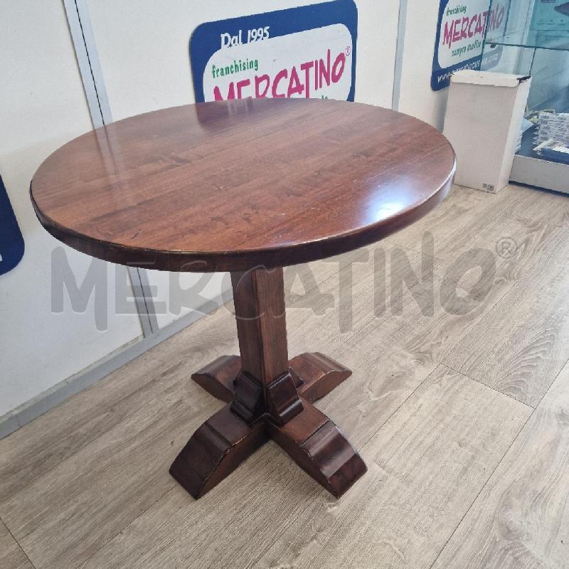TAVOLINO SALOTTO TONDO LEGNO  | Mercatino dell'Usato Rivarolo canavese 1