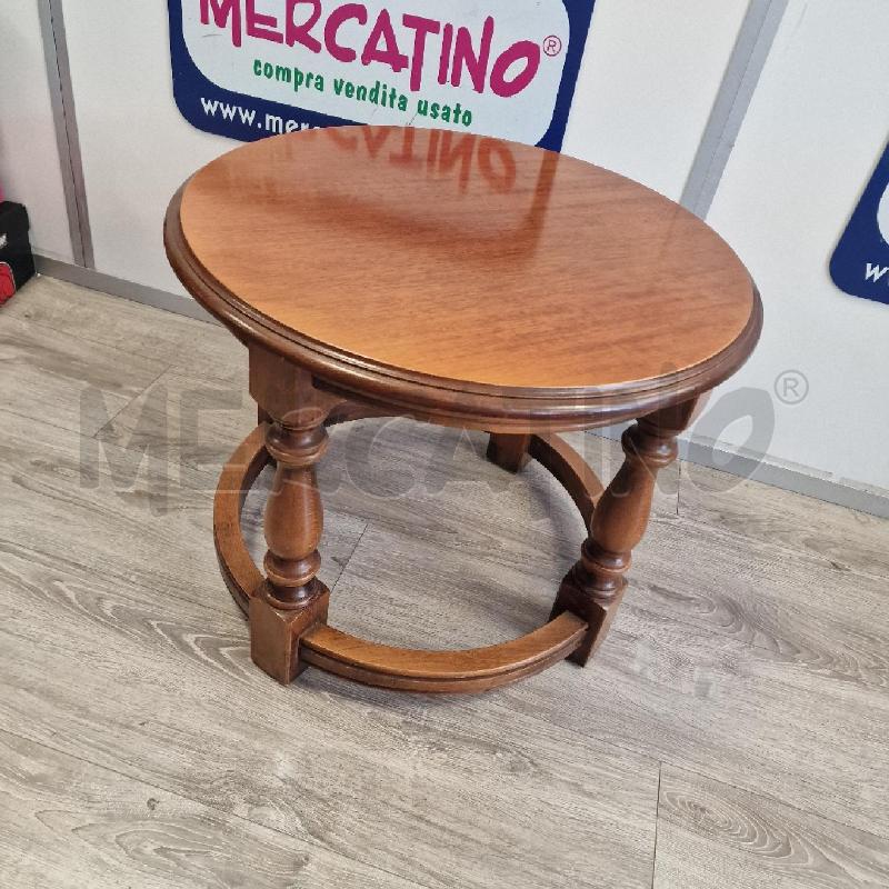 TAVOLINO SALOTTO TONDO NOCE | Mercatino dell'Usato Rivarolo canavese 1
