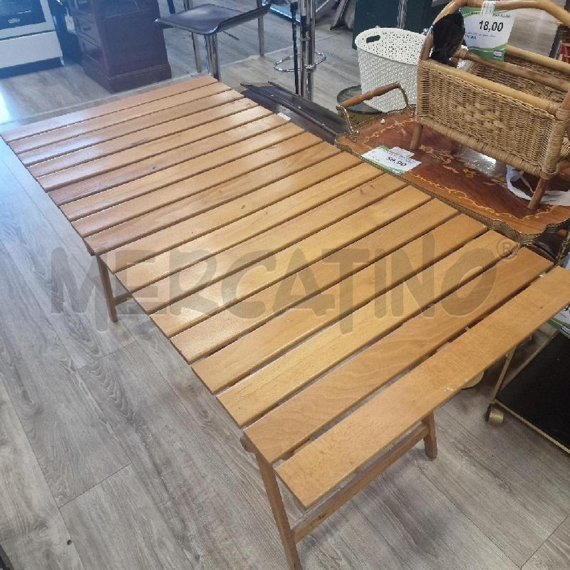 TAVOLO RETTANGOLARE LEGNO RICHIUDIBILE | Mercatino dell'Usato Rivarolo canavese 1