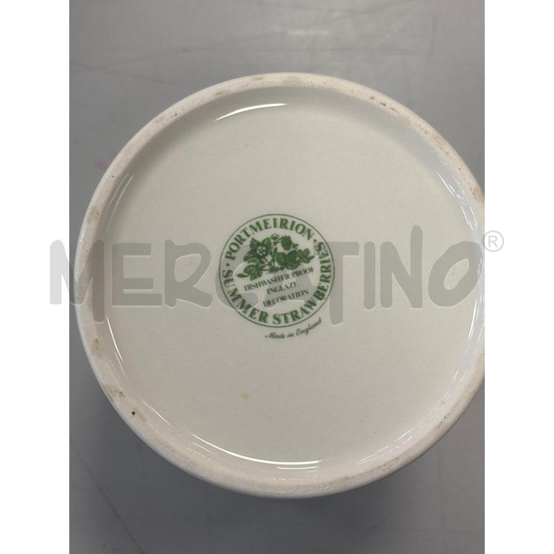 TEIERA+LAT+ZUCC PORTMEIRION STRAWBERRIES MADE IN ENGLAND | Mercatino dell'Usato Rivarolo canavese 2