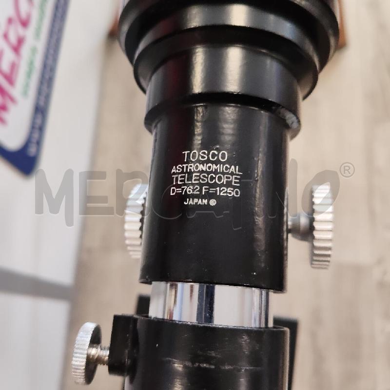 TELESCOPIO TOSCO ASTRONOMICAL D-762 F-1250 JAPAN | Mercatino dell'Usato Rivarolo canavese 2