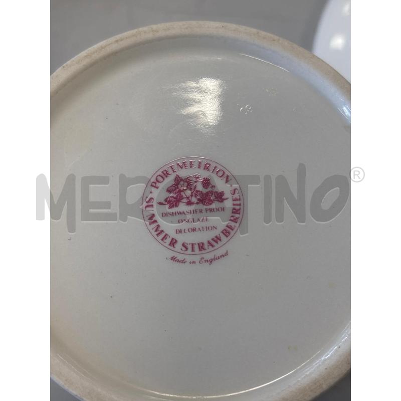 TISANIERA TAZZA PORTMEIRION SUMMER STRAWBERRIES MADE IN ENGLAND | Mercatino dell'Usato Rivarolo canavese 3
