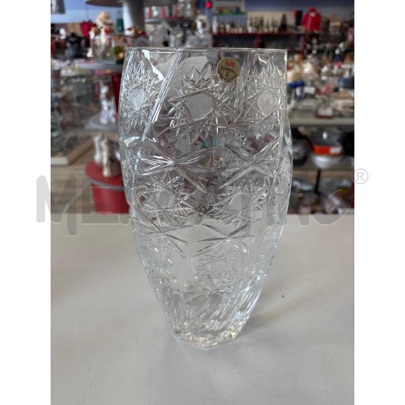 VASO CRISTALLO BORDO OTTAGONALE | Mercatino dell'Usato Rivarolo canavese 1