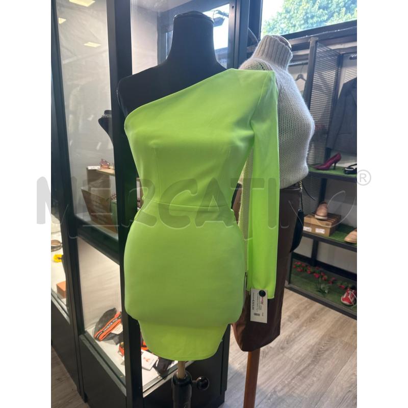 VESTITO D ALEX PERRY MYTHERESA LIME NUOVO MONOSPALLA | Mercatino dell'Usato Rivarolo canavese 2