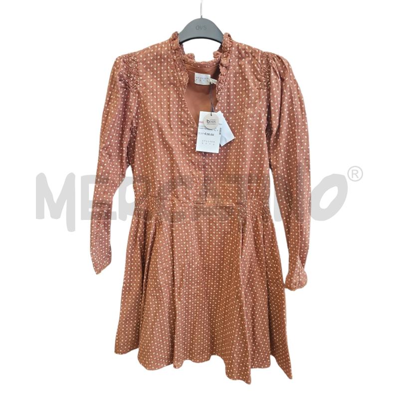 VESTITO D ATELIER REVE MARRONE FIORELLINI NUOVO  | Mercatino dell'Usato Rivarolo canavese 1