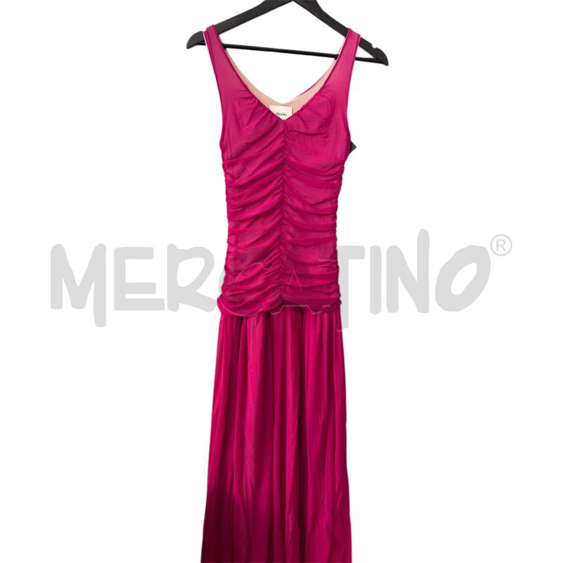 VESTITO D DIXIE MAGENTA LUNGO | Mercatino dell'Usato Rivarolo canavese 1