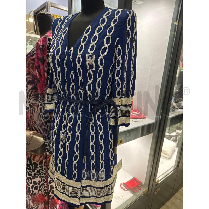 VESTITO D ELISABETTA FRANCHI BLU PERLINE CERCHIO BNC | Mercatino dell'Usato Rivarolo canavese 3