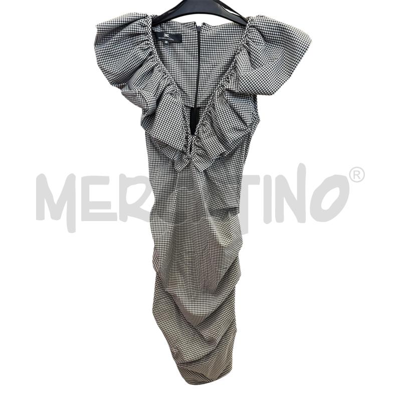 VESTITO D ELISABETTA FRANCHI QUADRETTI BNC NERO | Mercatino dell'Usato Rivarolo canavese 1