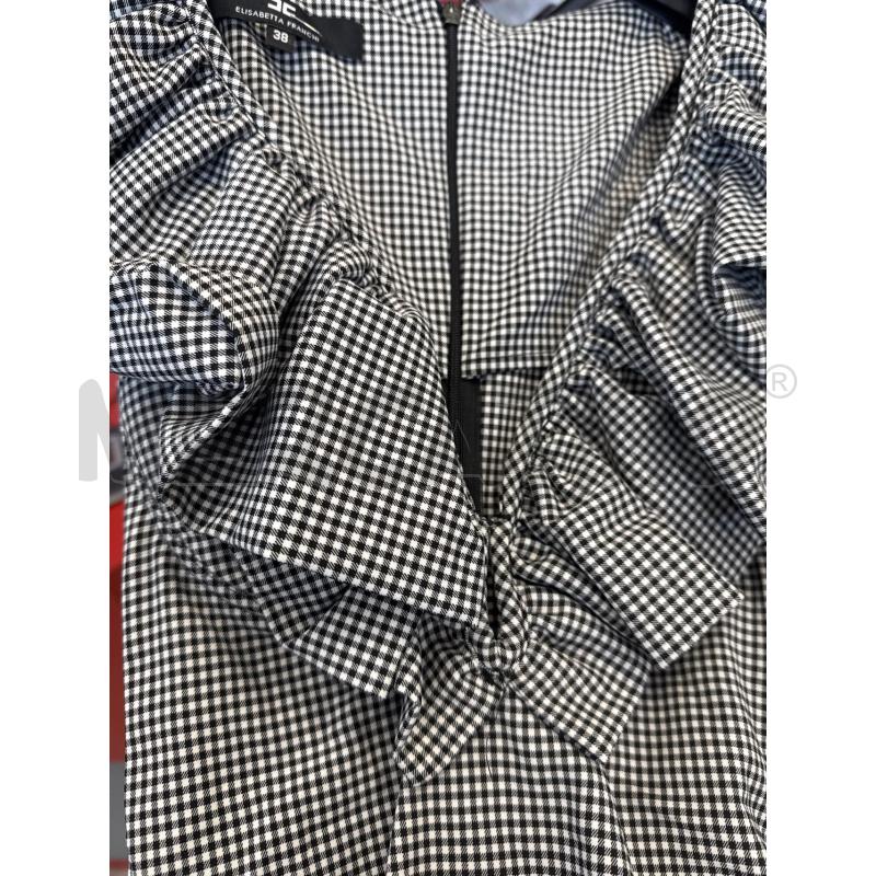 VESTITO D ELISABETTA FRANCHI QUADRETTI BNC NERO | Mercatino dell'Usato Rivarolo canavese 2