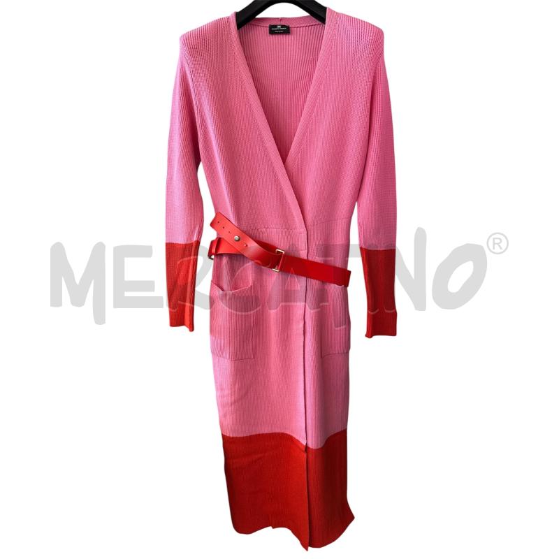 VESTITO D ELISABETTA FRANCHI ROSA ARANCIO | Mercatino dell'Usato Rivarolo canavese 1
