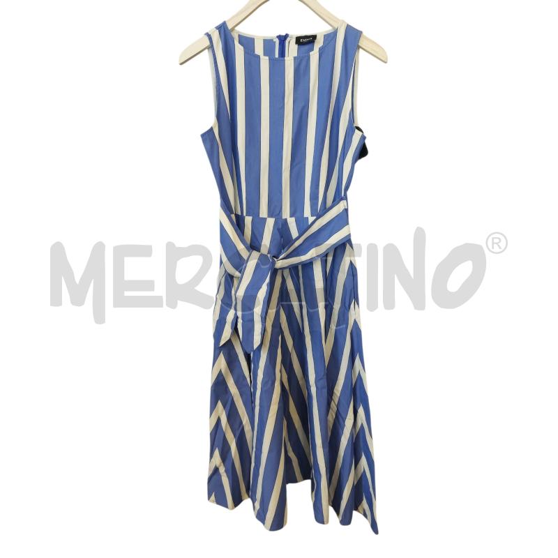 VESTITO D EMME MARELLA RIGHE BLU BNC | Mercatino dell'Usato Rivarolo canavese 1