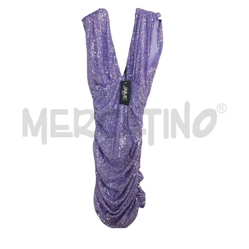 VESTITO D J'AIME PAILLETTES LILLA | Mercatino dell'Usato Rivarolo canavese 1