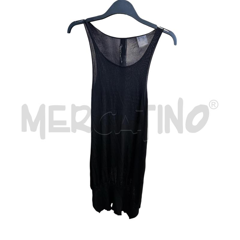 VESTITO D LIVIANA CONTI NERO LUNGA DAVANTI | Mercatino dell'Usato Rivarolo canavese 1