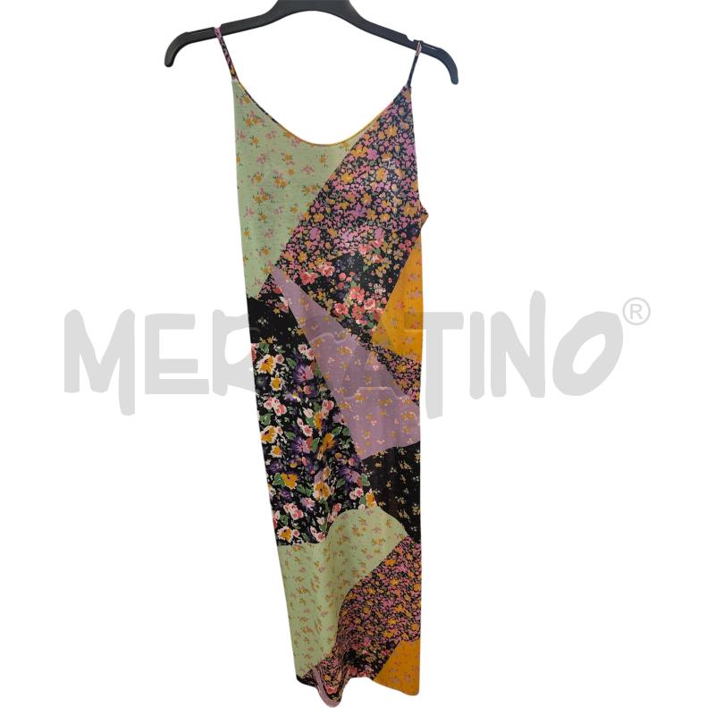 VESTITO D MEFUI FLOREALE SPACCO LATERALE  | Mercatino dell'Usato Rivarolo canavese 1