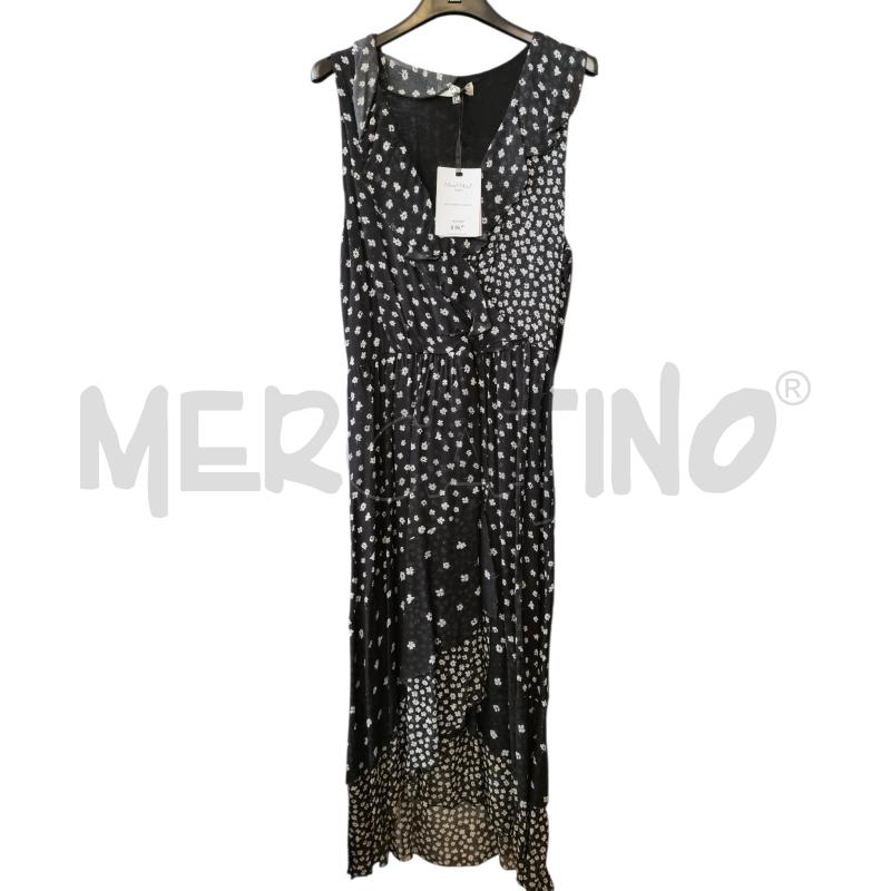 VESTITO D MIMI MUA NERO FIORELLINI BNC | Mercatino dell'Usato Rivarolo canavese 1