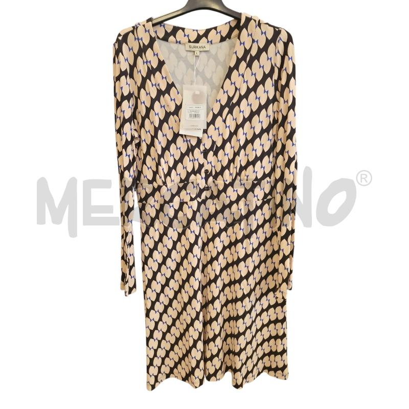 VESTITO D SURKANA NERO/BEIGE/BLU | Mercatino dell'Usato Rivarolo canavese 1