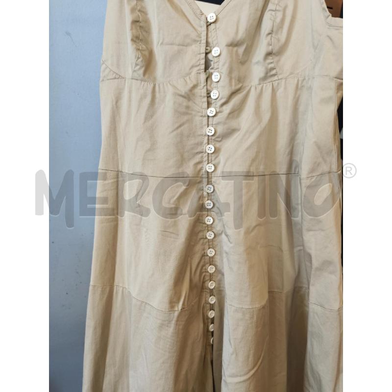 VESTITO D WYIA BEIGE LUNGO BOTTONCINI | Mercatino dell'Usato Rivarolo canavese 2
