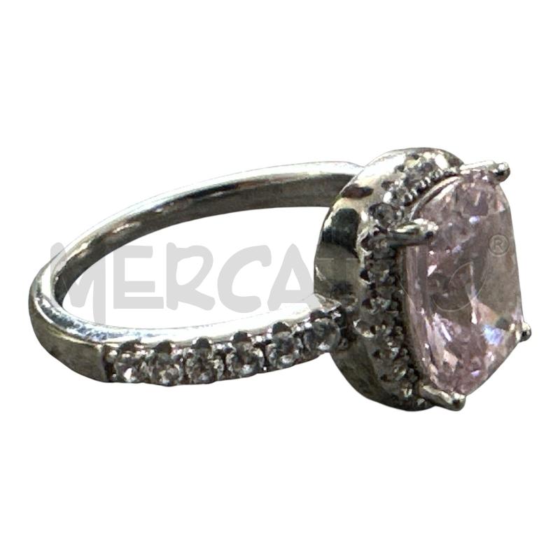 ANELLO DONNA ARG PIETRA ROSA  | Mercatino dell'Usato Nichelino via scarrone 2