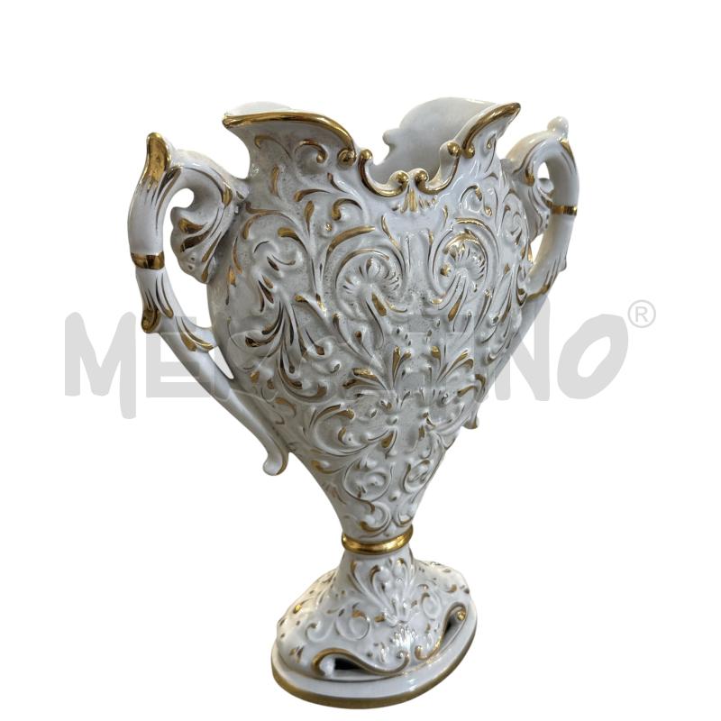 ANFORA CERAMICA FILO DORATO  | Mercatino dell'Usato Nichelino via scarrone 2