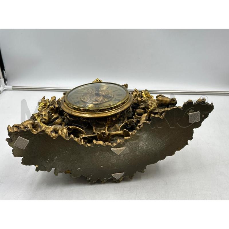 ANTIC OROLOGIO FRANCESE LEGNO INTARSIATO  | Mercatino dell'Usato Nichelino via scarrone 5