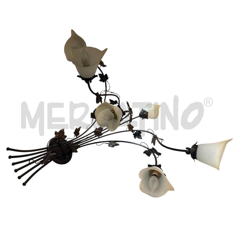APPLIQUE FLOREALE FERRO  | Mercatino dell'Usato Nichelino via scarrone 1