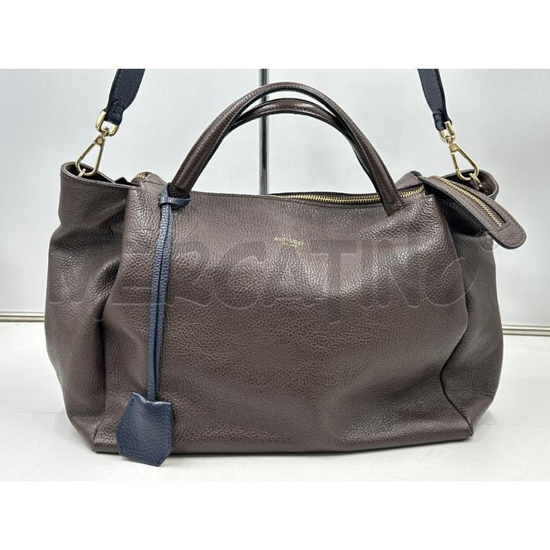BORSA DONNA AVENUE 67 NOE BLU PELLE | Mercatino dell'Usato Nichelino via scarrone 1