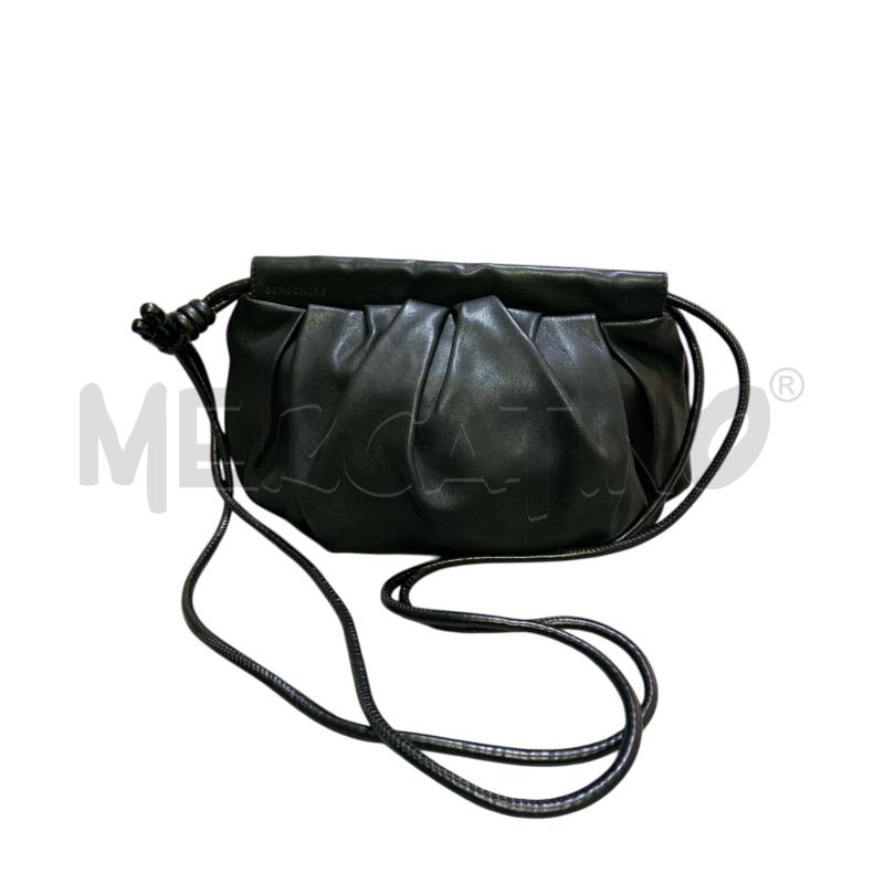 BORSA DONNA BORBONESE PELLE NERA  | Mercatino dell'Usato Nichelino via scarrone 1