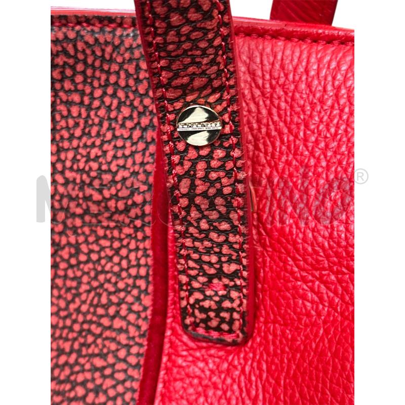 BORSA DONNA BORBONESE PELLE ROSSA | Mercatino dell'Usato Nichelino via scarrone 4