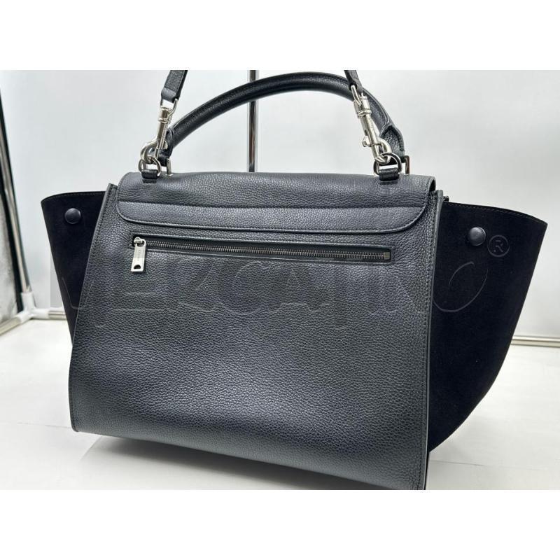 BORSA DONNA CELINE TRAPEZE NERA PELLE | Mercatino dell'Usato Nichelino via scarrone 5