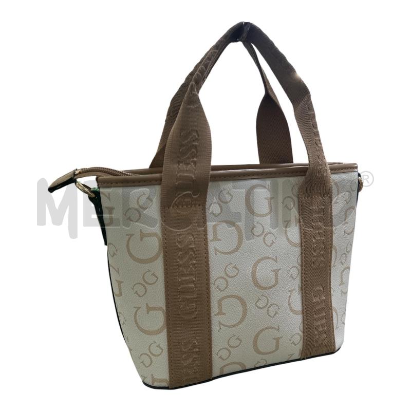 BORSA DONNA GUESS A MANO PANNA BEIGE  | Mercatino dell'Usato Nichelino via scarrone 2