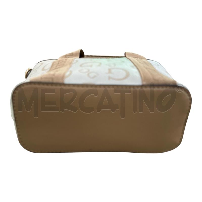 BORSA DONNA GUESS A MANO PANNA BEIGE  | Mercatino dell'Usato Nichelino via scarrone 3