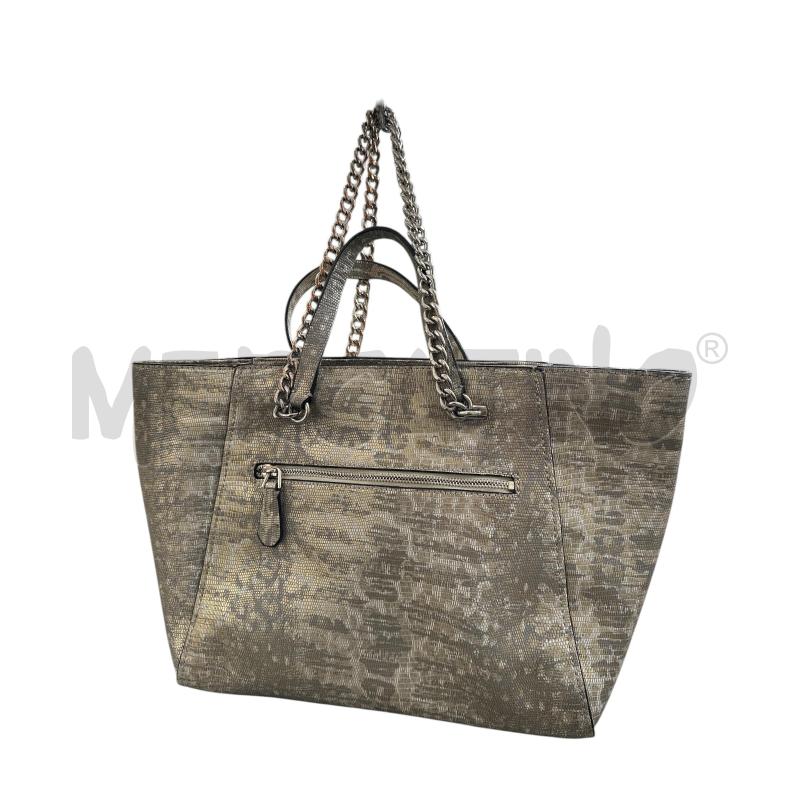 BORSA DONNA GUESS PITON ORO CAT | Mercatino dell'Usato Nichelino via scarrone 4