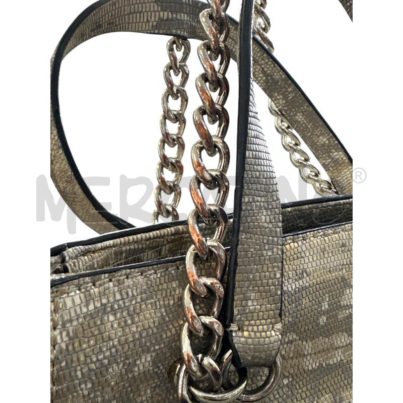 BORSA DONNA GUESS PITON ORO CAT | Mercatino dell'Usato Nichelino via scarrone 5